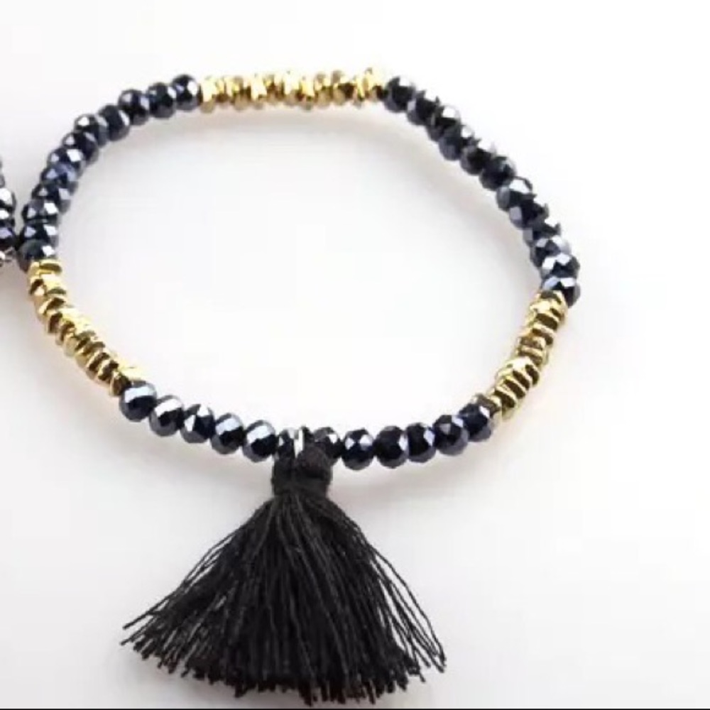 Black Tassel Bracelet
